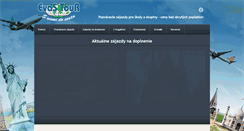 Desktop Screenshot of evastour.sk